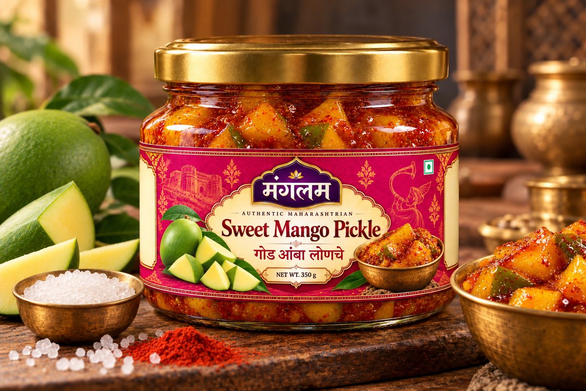 Sweet Mango Pickle jar